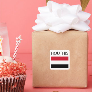 Sticker Carré La résistance : les Houthis