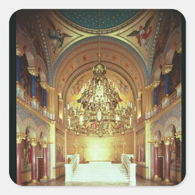 Sticker Carré La salle du Trône du nord (Devant)