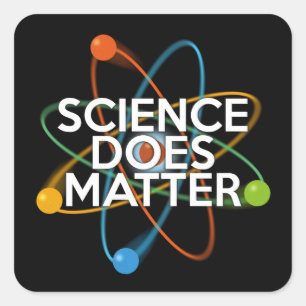 STICKER CARRÉ LA SCIENCE COMPTE
