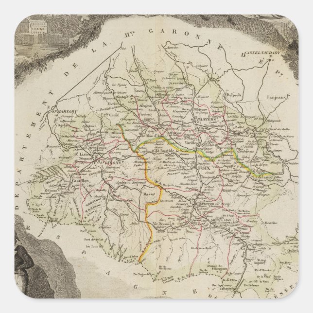 Sticker Carré La sécheresse (Devant)