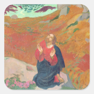 Sticker Carré La solitude du Christ, 1918