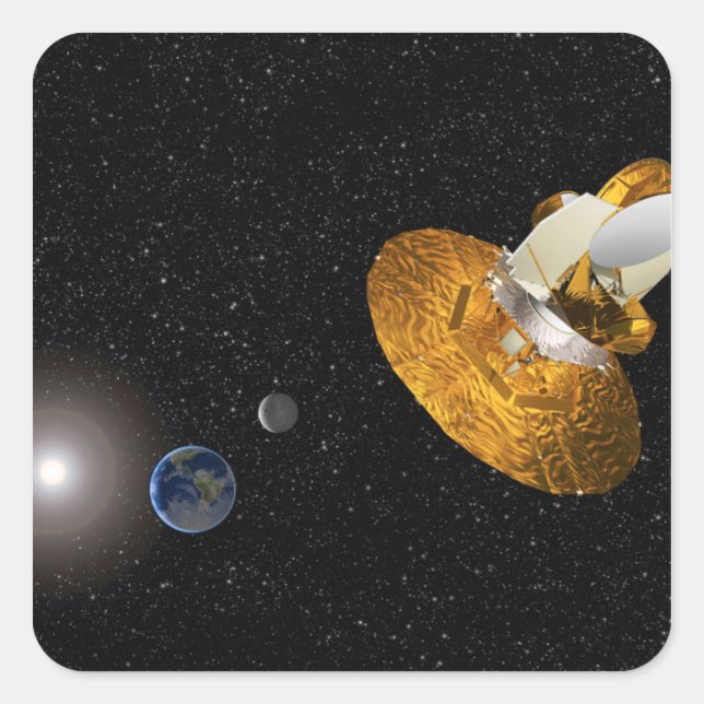 Sticker Carré La sonde d'isotropie des micro-ondes Wilkinson (Devant)