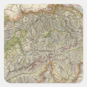 Sticker Carré La Suisse 3