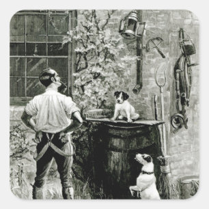 Sticker Carré La survie de la condition physique