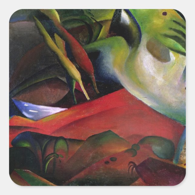 Sticker Carré La tempête, 1911 (Devant)