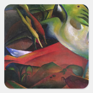 Sticker Carré La tempête, 1911