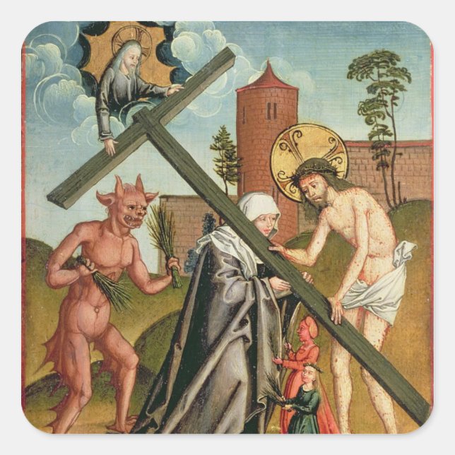 Sticker Carré La Temptation d'a Saint (Devant)