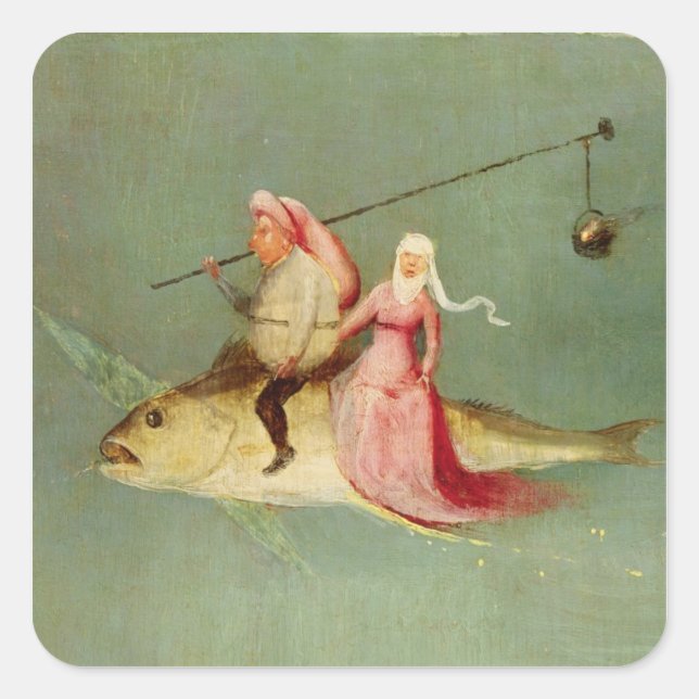 Sticker Carré La tentation de Saint-Antoine 2 (Devant)