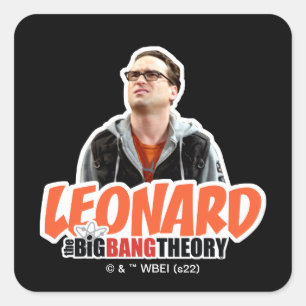 Sticker Carré La théorie du Big Bang   Leonard