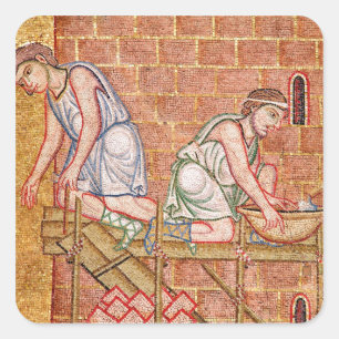 Sticker Carré La tour de Babel, de l'oreillette