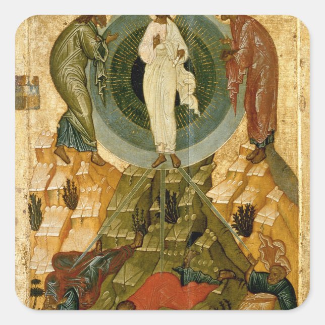 Sticker Carré La Transfiguration de Notre Seigneur (Devant)