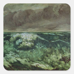 Sticker Carré La vague, après 1870