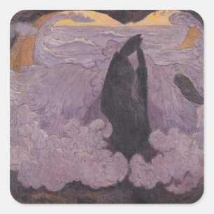 Sticker Carré La vague violette, c.1895-6