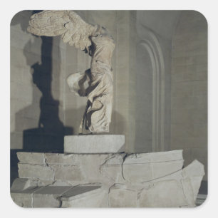 Sticker Carré La victoire de Samothrace