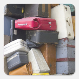 Sticker Carré La vie a beaucoup de bagages