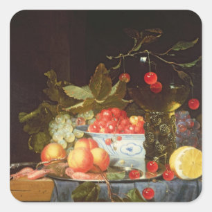 Sticker Carré La vie toujours du fruit