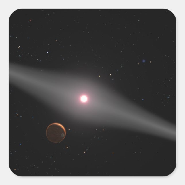 Sticker Carré La vue depuis les environs (Devant)