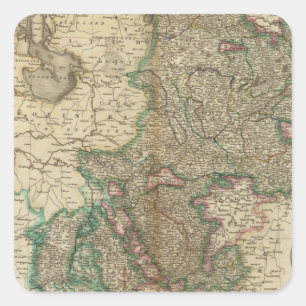 Sticker Carré La Westphalie