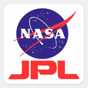 Sticker Carré Laboratoire de propulsion à jet