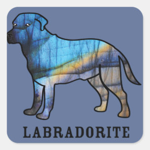 Sticker Carré Labradorite