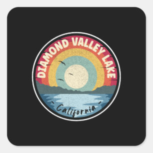 Sticker Carré Lac Diamond Valley