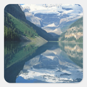 Sticker Carré Lac Louise, Parc national Banff, Alberta,