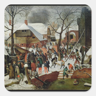 Sticker Carré L'Adoration des Mages