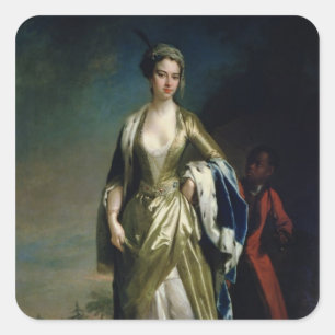 Sticker Carré Lady Mary Wortley Montagu, c.1725