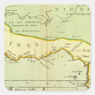 Sticker Carré L'Afrique, Madagascar