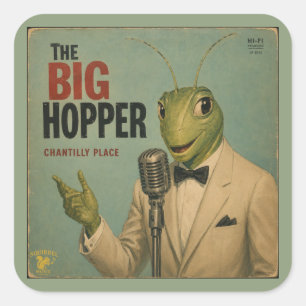 Sticker Carré L'album The Big Hopper : une parodie