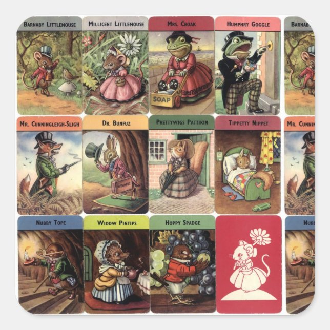 Sticker Carré "L'alignement des forêts" (Devant)