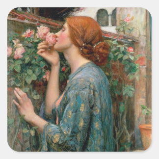 Sticker Carré L'âme du Rose, 1908
