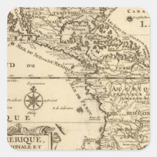 Sticker Carré L'Amérique 4