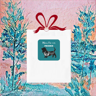 Sticker Carré L'ami pour toujours de l'homme, décor de l'art pop