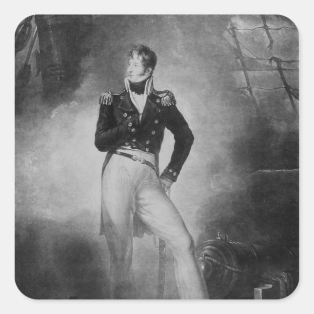 Sticker Carré L'amiral Thomas Cochrane (Devant)