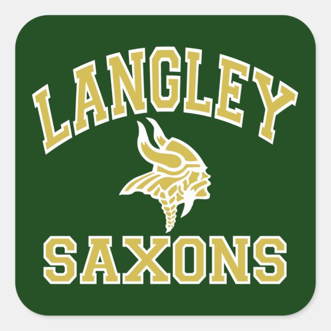 Sticker Carré Langley Saxons (Devant)