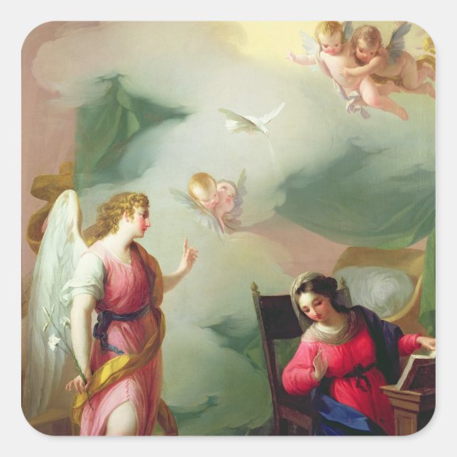 Sticker Carré L'annonce (Devant)