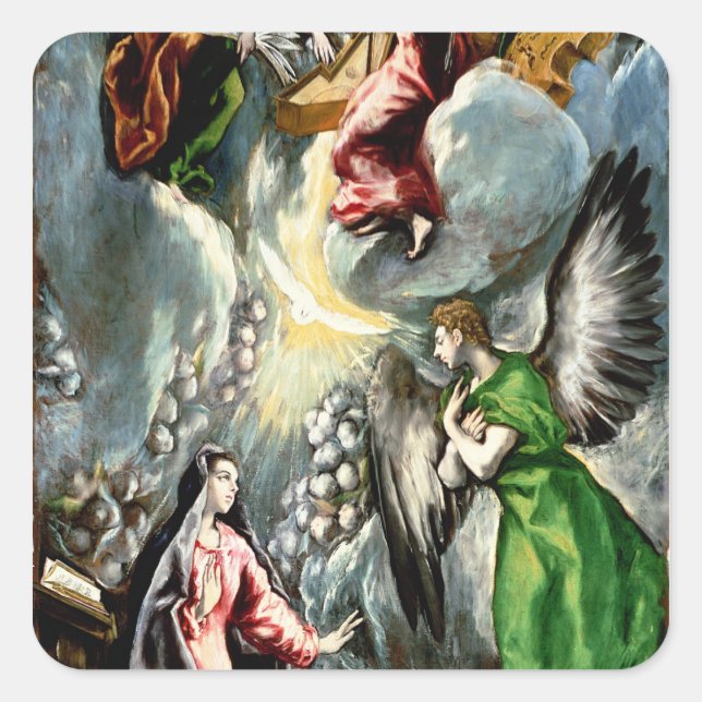 Sticker Carré L'Annonciation (Devant)