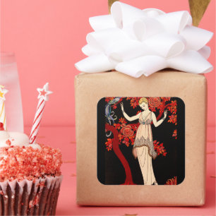 Sticker Carré L'Arbre de science par George Barbier