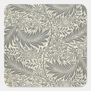 Sticker Carré Larkspur, fond d'écran, 1872