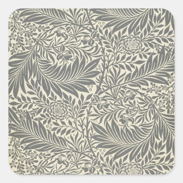 Sticker Carré Larkspur, fond d'écran, 1872 (Devant)