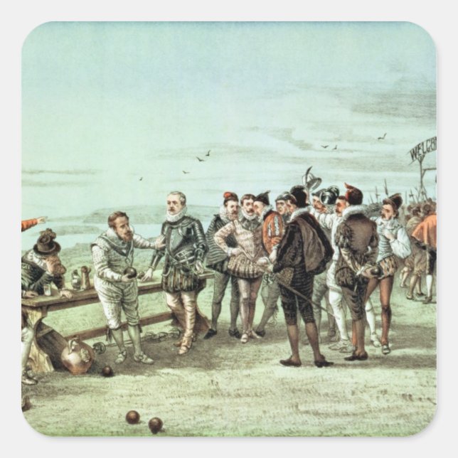 Sticker Carré L'Armada de 1888 en vue (Devant)