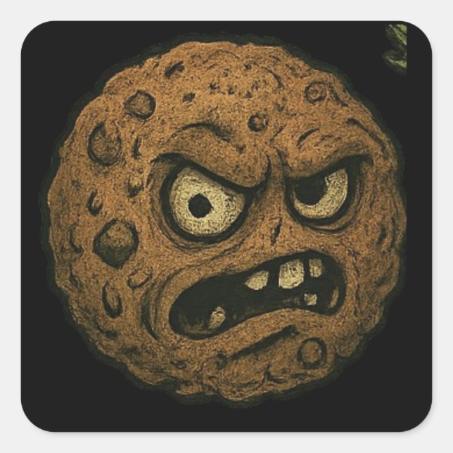 Sticker Carré Lasanghetti's GrumpChuck (Devant)