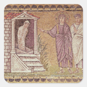 Sticker Carré L'ascension de Lazare