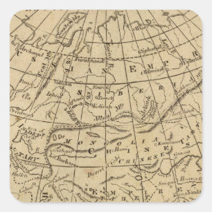 Sticker Carré L'Asie 10