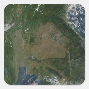 Sticker Carré L'Asie du sud-est