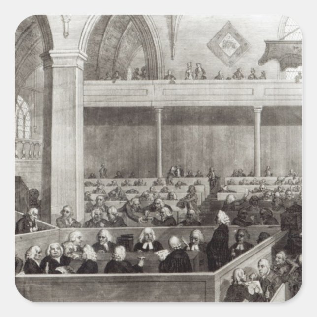 Sticker Carré L'Assemblée générale du Kirk d'Écosse (Devant)