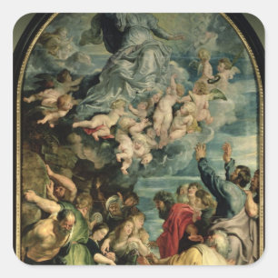 Sticker Carré L'Assomption du Retable Vierge, 1611/14