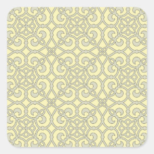 Sticker Carré Latis Motif géométrique