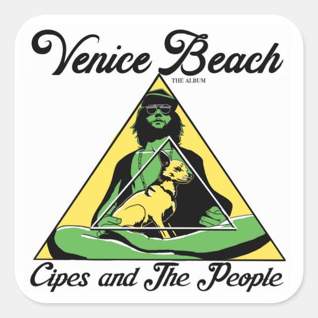 Sticker Carré L'autocollant Cipes et People (Devant)